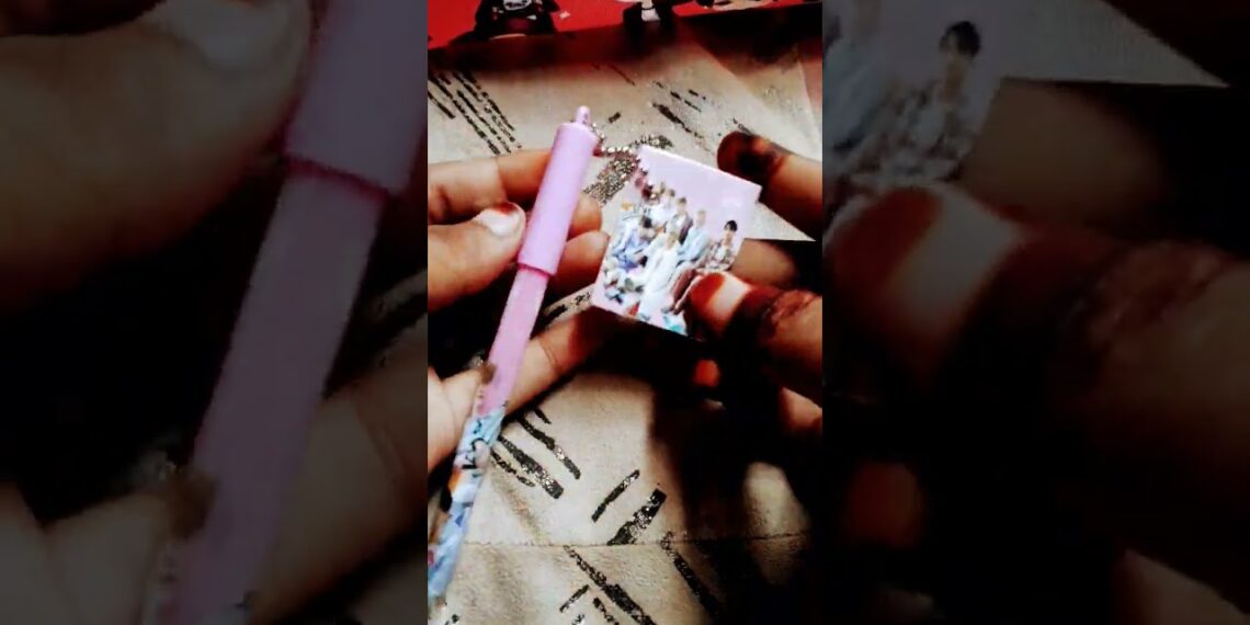 Bts 💜pen book paunch i love bts v 💜SHAZMA CRAFT/ SHORTS