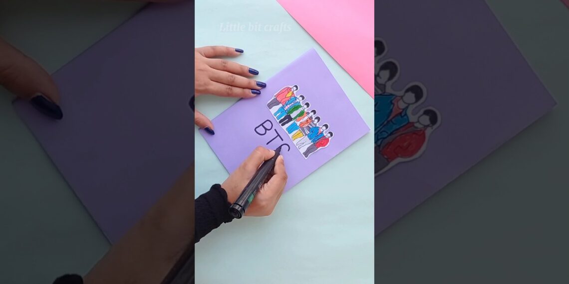 DIY BTS Notebook / How to make bts notebook #shorts #youtubeshorts #BTS DIY BTS Notebook / How to make bts notebook #shorts #youtubeshorts #BTS