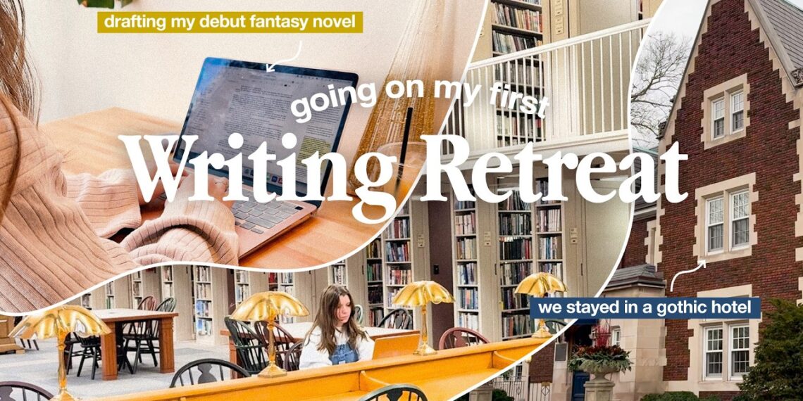 📚🏛 i went on a SURPRISE writing retreat in the city!! | write a fantasy novel with me