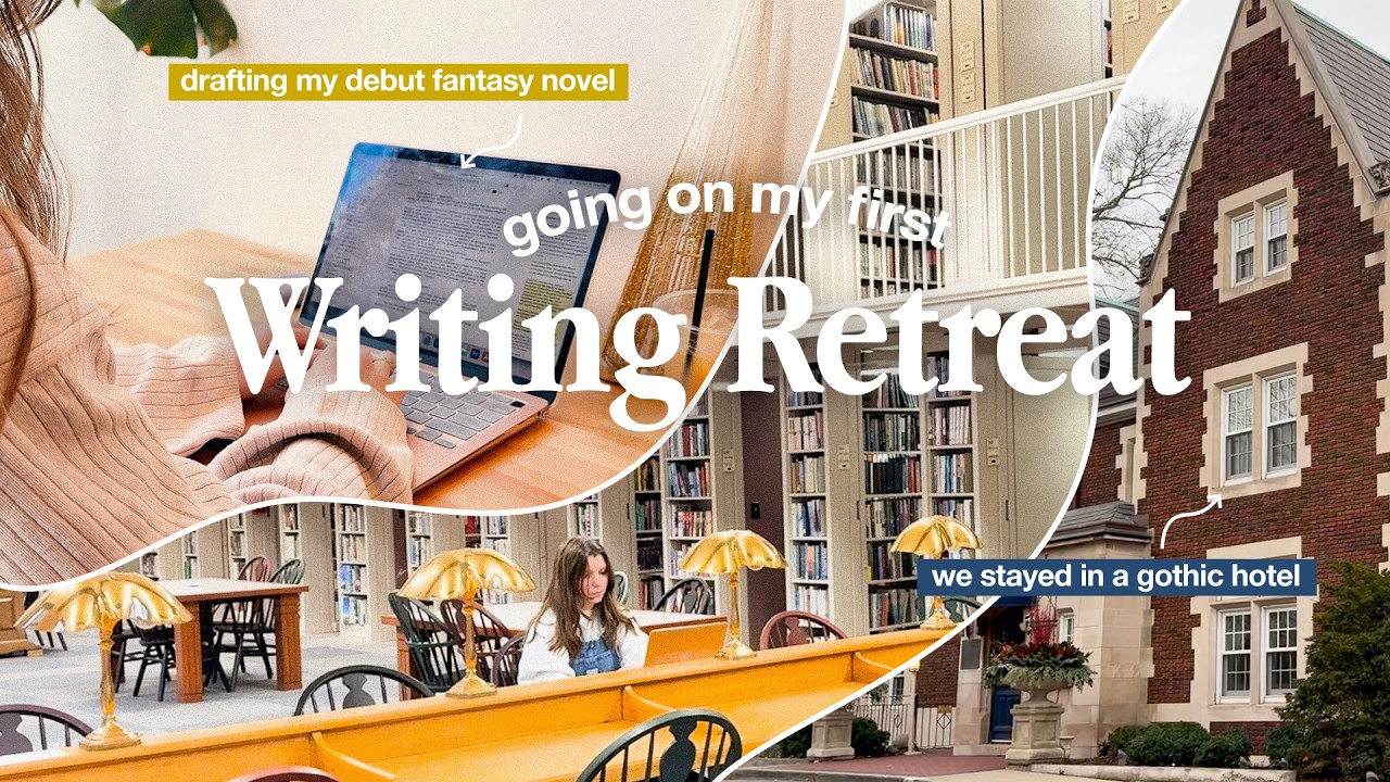📚🏛 i went on a SURPRISE writing retreat in the city!! | write a fantasy novel with me