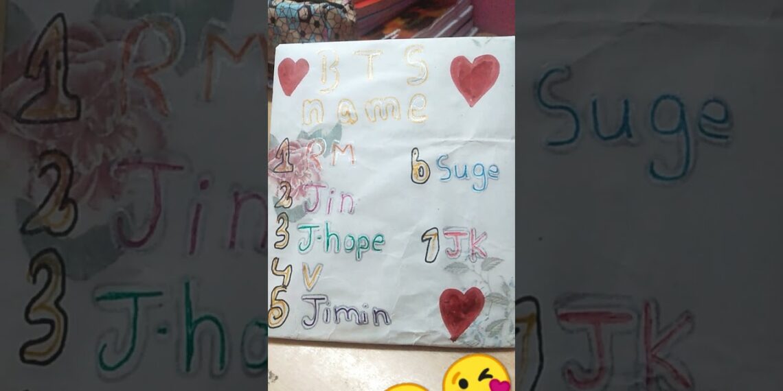 writing design BTS all name J hope RM v JK jimin Jin suga 😍😘😘😄😊☺😉😉
