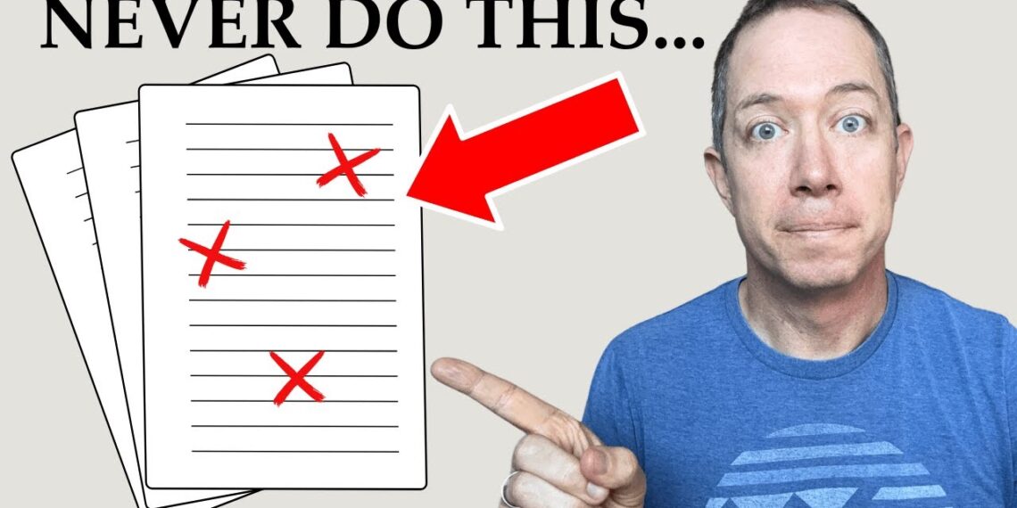 12 Mistakes That Make Your Book Look Amateurish