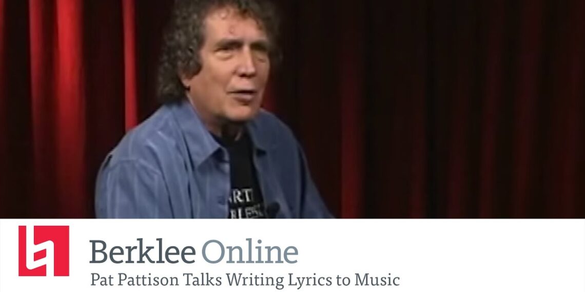 Berklee Online Interview: Pat Pattison Talks Writing Lyrics to Music Berklee Online Interview: Pat Pattison Talks Writing Lyrics to Music