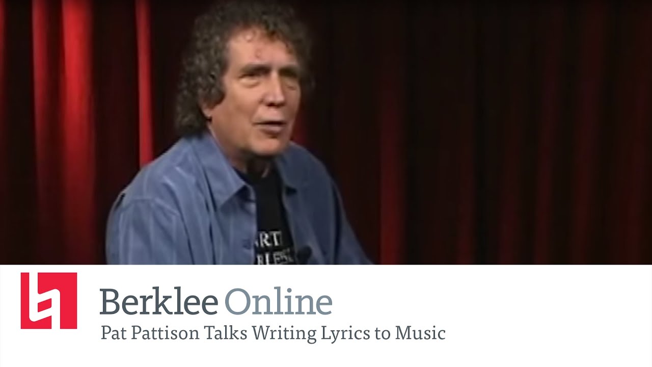 Berklee Online Interview: Pat Pattison Talks Writing Lyrics to Music Berklee Online Interview: Pat Pattison Talks Writing Lyrics to Music