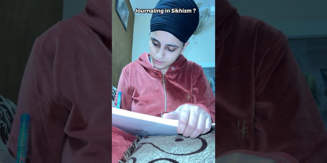 Journaling in sikhism ??? #minivlog #shorts