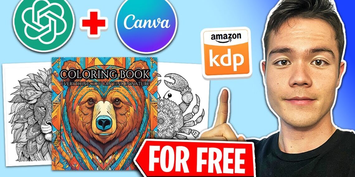 How to Create a Coloring Book for FREE with AI and Canva (Amazon KDP)