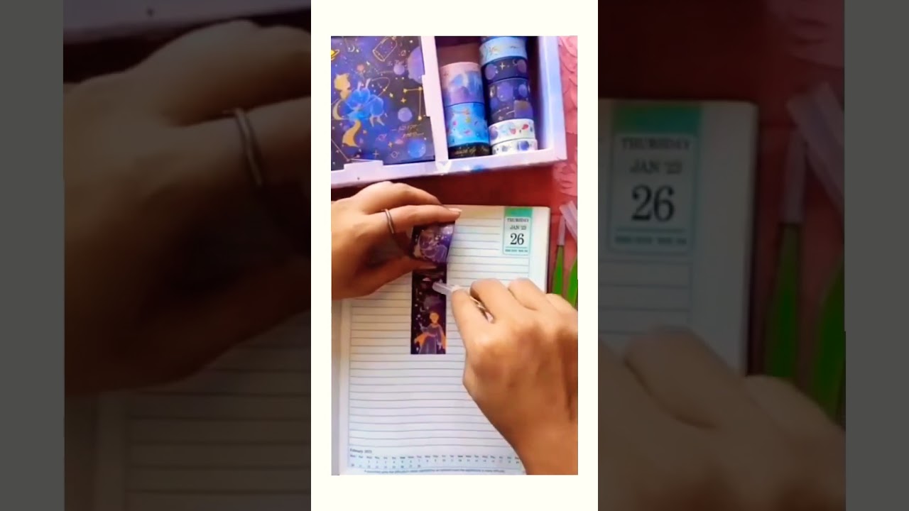 Unboxing washi tape #unboxing #bts #viral #trending #shorts #mybtstory #onlybtsartwork #youtube