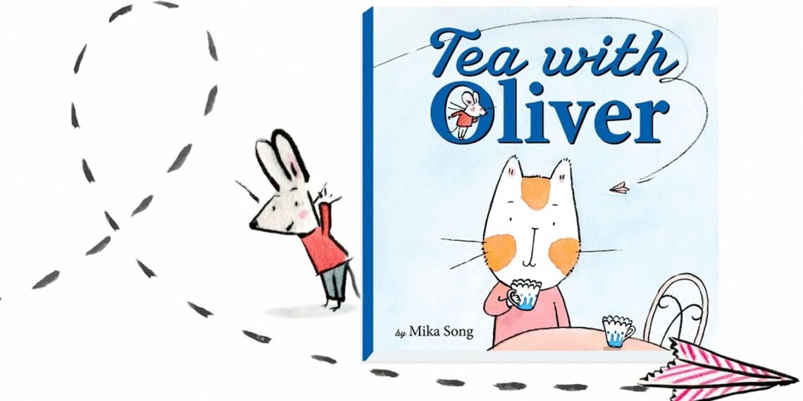 TEA WITH OLIVER | Book Trailer | Cat Meets Mouse!