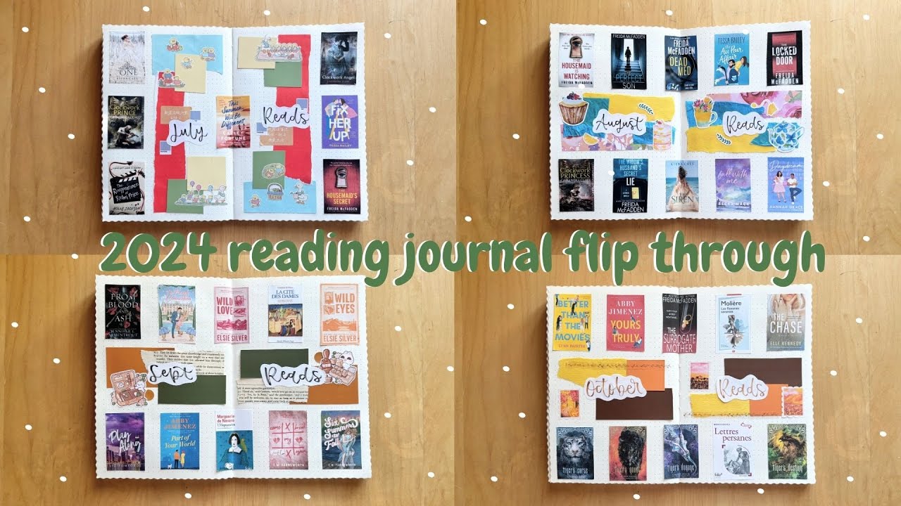 i read 112 books in a year! | 2024 completed reading journal flip through i read 112 books in a year! | 2024 completed reading journal flip through