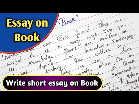 Essay on Book || Write short essay on Book || Handwriting ✍️