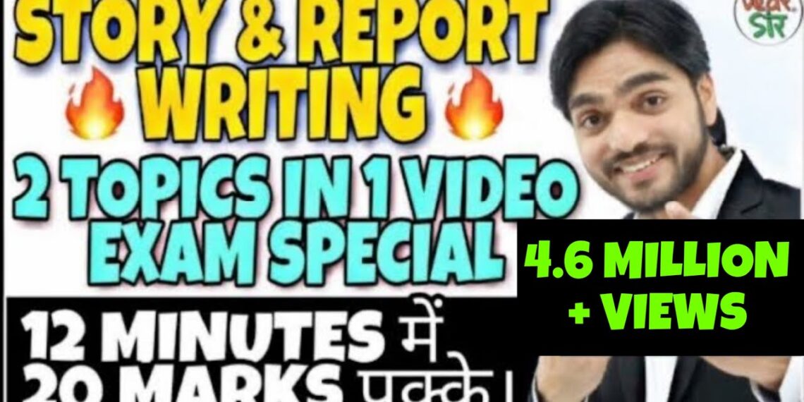 Story Writing/Report Writing | Story Writing in English for class 10 | Report Writing class 12