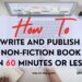 Write, Design, and Publish a Non-Fiction Book on KDP in 60 Minutes! | Episode 8