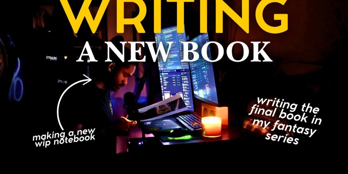 PLOTTING MY NEW Fantasy Novel! ✍🏿 cozy plotting & writing vlog