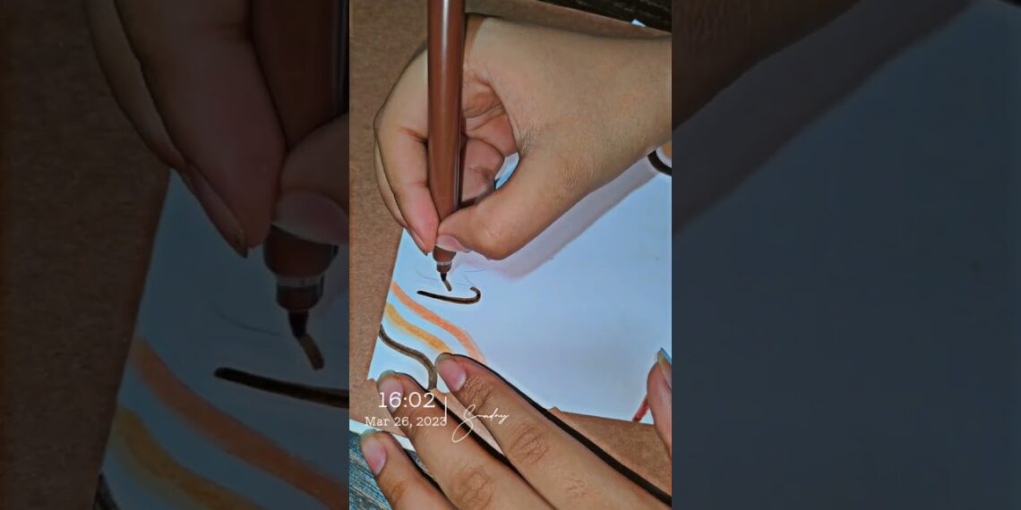 aesthetic card 🤎 #video #bts #blink #btsart#art #btsarmy #subscribe #diy #artist #shorts #viral#art