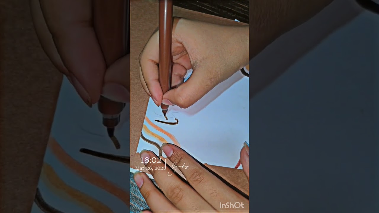 aesthetic card 🤎 #video #bts #blink #btsart#art #btsarmy #subscribe #diy #artist #shorts #viral#art