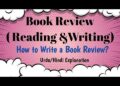 Book Review (Reading and Writing) How to write a book review? |Explained in Urdu/ Hindi Book Review (Reading and Writing) How to write a book review? |Explained in Urdu/ Hindi