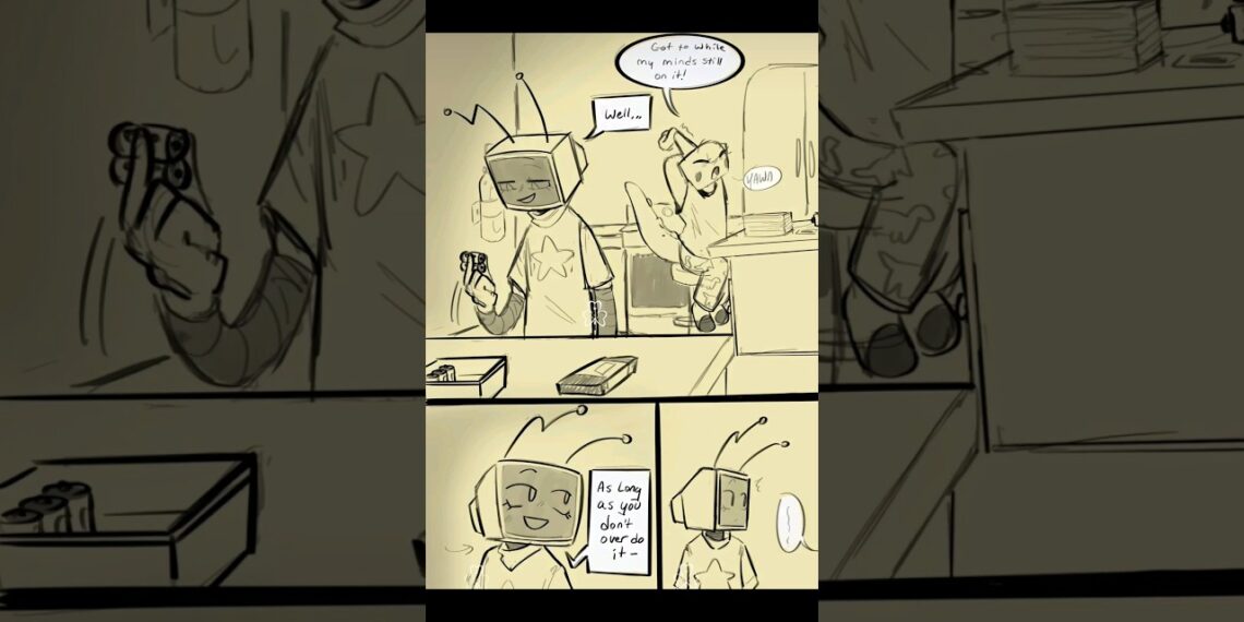 Dandys World Comic Dub ! / Shellvision / Shelly x Vee / #dandysworld comic #comicdub