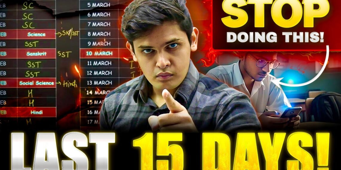 CLASS 10th – Last 15 Days Masterplan🔥| Score 95% in Board Exams| Prashant Kirad