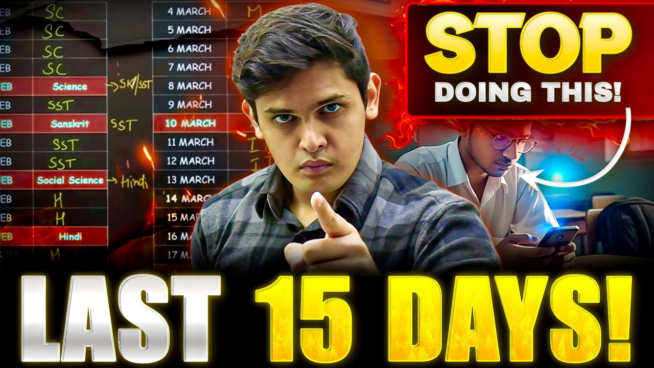 CLASS 10th – Last 15 Days Masterplanš„| Score 95% in Board Exams| Prashant Kirad CLASS 10th – Last 15 Days Masterplanš„| Score 95% in Board Exams| Prashant Kirad