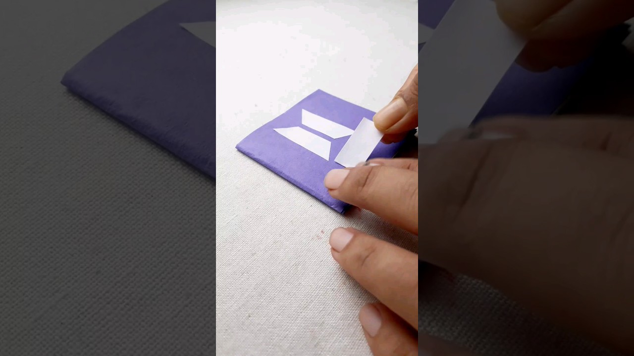 DIY BTS mini diary tutorial 😍❤ #surabhikalakar #shorts