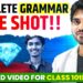 CLASS 10 FULL GRAMMAR REVISION ONE SHOT | MODALS/TENSES/VOICE/NARRATION/ERROR DETECTION/DETERMINERS