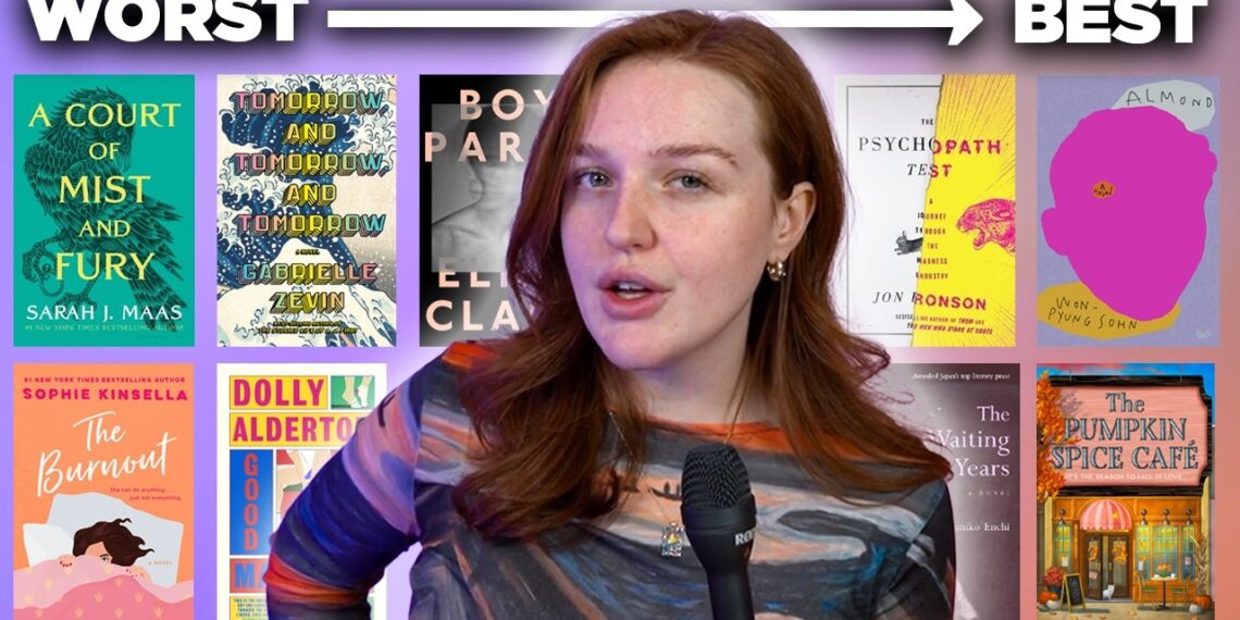 WORST to BEST: all the books i read in 2024 WORST to BEST: all the books i read in 2024