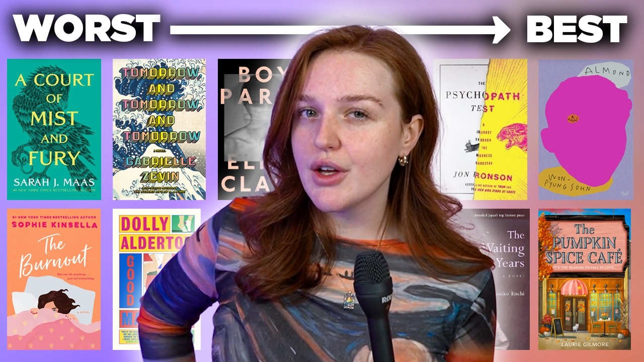 WORST to BEST: all the books i read in 2024 WORST to BEST: all the books i read in 2024