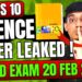 SCIENCE PAPER LEAKED BOARD 2025 🤫 CLASS 10