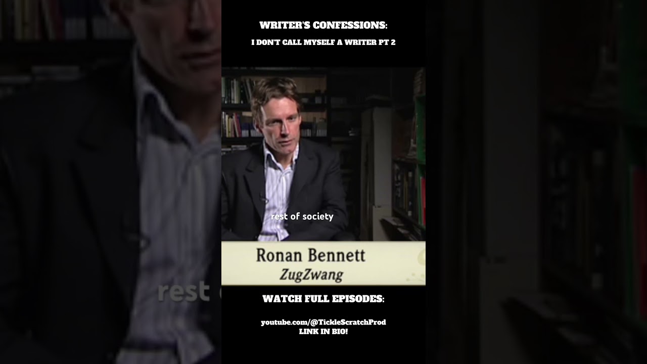 I Don’t Call Myself A Writer part 2. With Ronan Bennett who won’t call himself a writer. #shorts, I Don’t Call Myself A Writer part 2. With Ronan Bennett who won’t call himself a writer. #shorts,