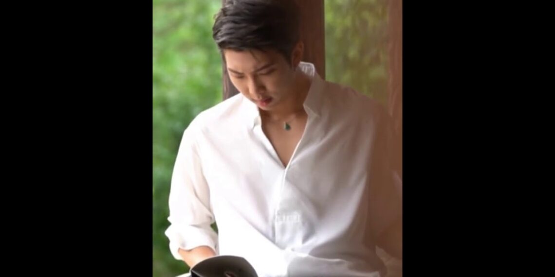Namjoon// reading books// BTS…..