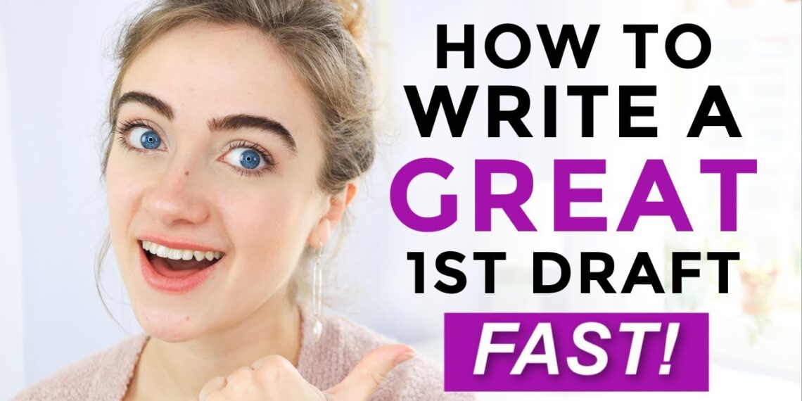 How to Write FASTER First Drafts (Without Rushing!) 5 HACKS for NaNoWriMo