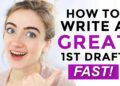 How to Write FASTER First Drafts (Without Rushing!) 5 HACKS for NaNoWriMo How to Write FASTER First Drafts (Without Rushing!) 5 HACKS for NaNoWriMo