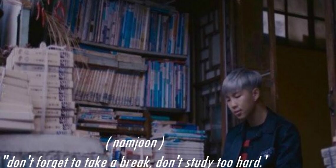 [BTS AMBIENCE ASMR] | Library studying with Namjoon [whispers, reading & writing sounds + fake subs]