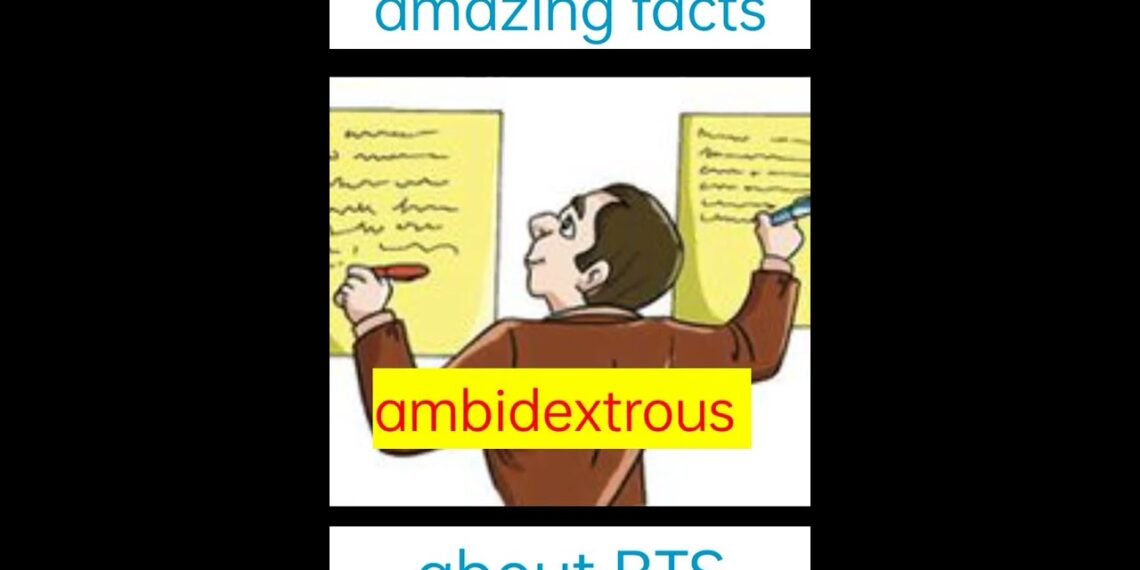 #BTS का कौन सा member दोनों हाथों से लिख सकता है?/#amazing facts/#facts/#General GK facts/#shorts