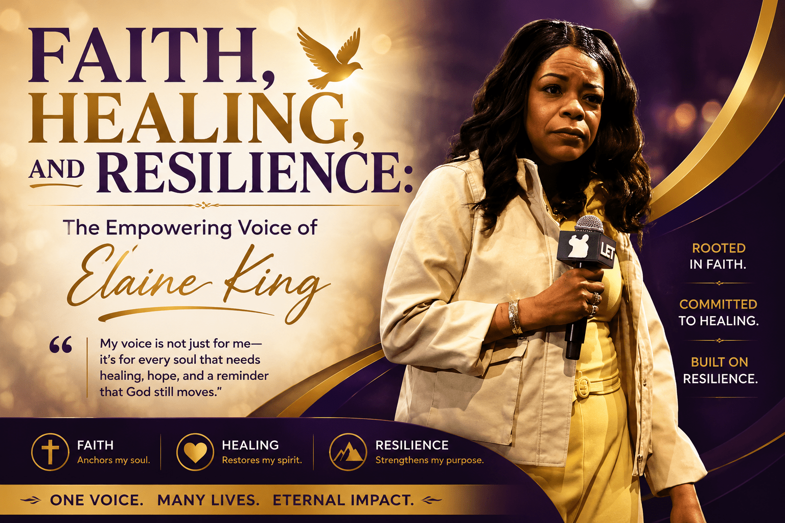 Faith, Healing, and Resilience: The Empowering Voice of Elaine King